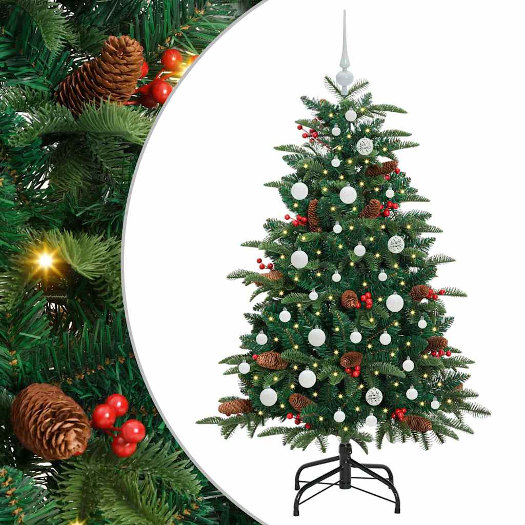 Albero di Natale artificiale con 150 LED Verde 150 cm