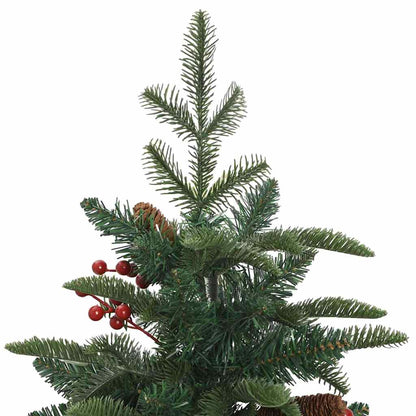 Albero di Natale artificiale con 150 LED Verde 150 cm | homemem39