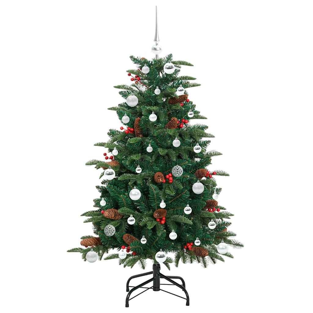 Albero di Natale artificiale con 150 LED Verde 150 cm