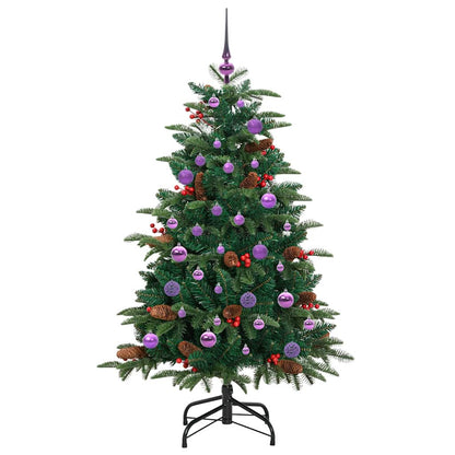 Albero di Natale artificiale con 150 LED Verde 150 cm