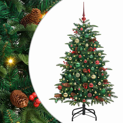 Albero di Natale artificiale con 150 LED Verde 150 cm