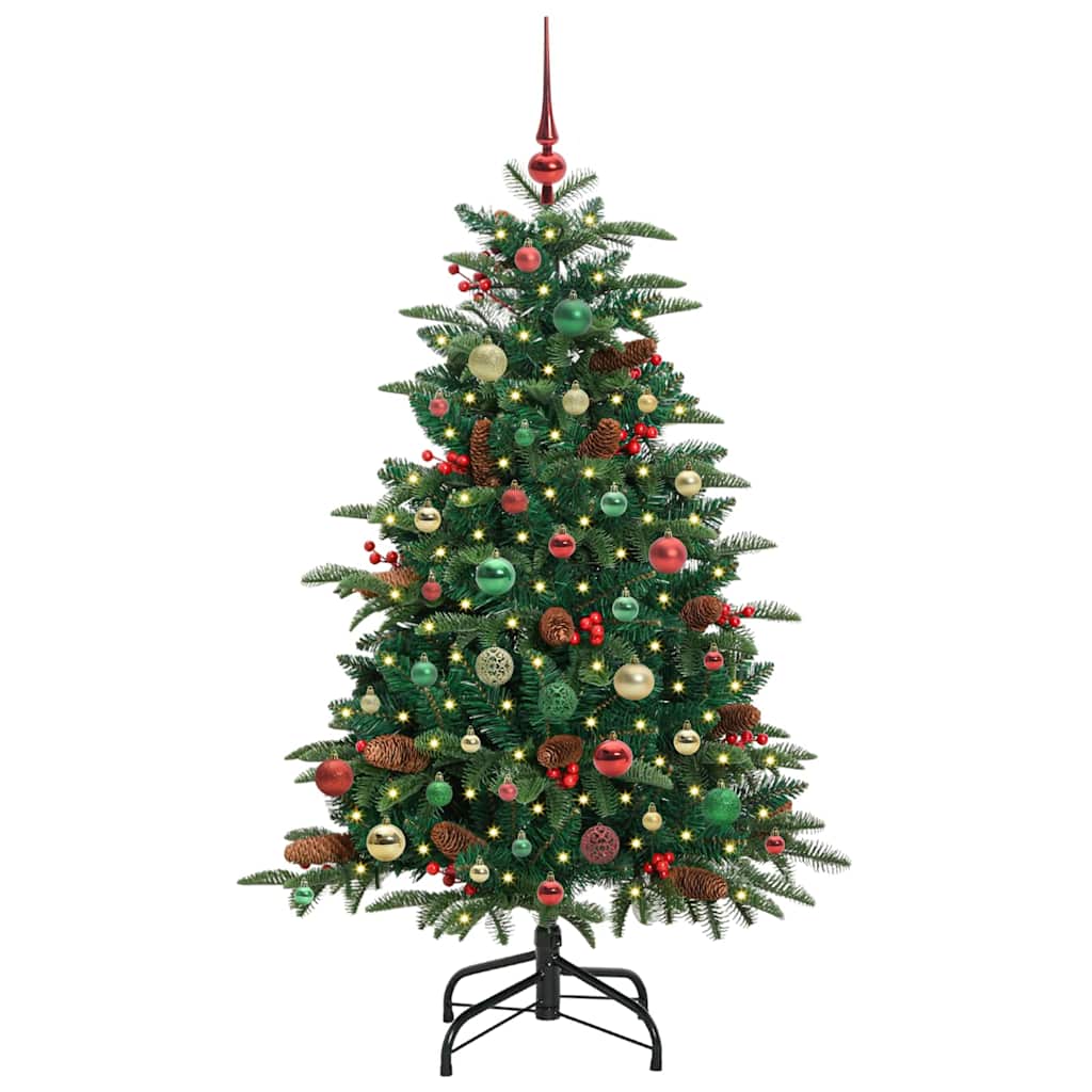 Albero di Natale artificiale con 150 LED Verde 150 cm