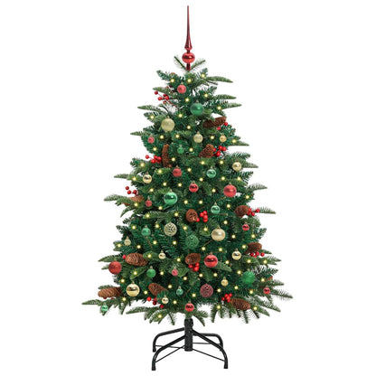 Albero di Natale artificiale con 150 LED Verde 150 cm
