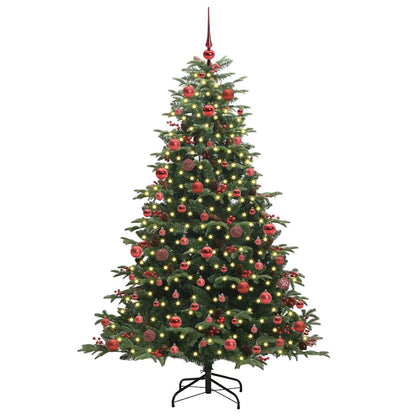 Albero di Natale artificiale con 300 LED Verde 180 cm