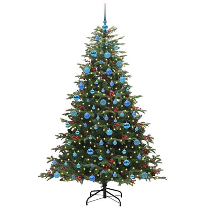 Albero di Natale artificiale con 300 LED Verde 180 cm