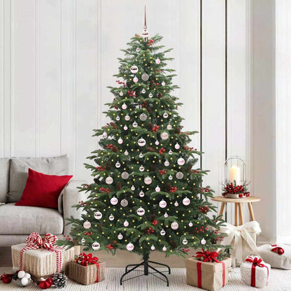 Albero di Natale artificiale con 300 LED Verde 210 cm