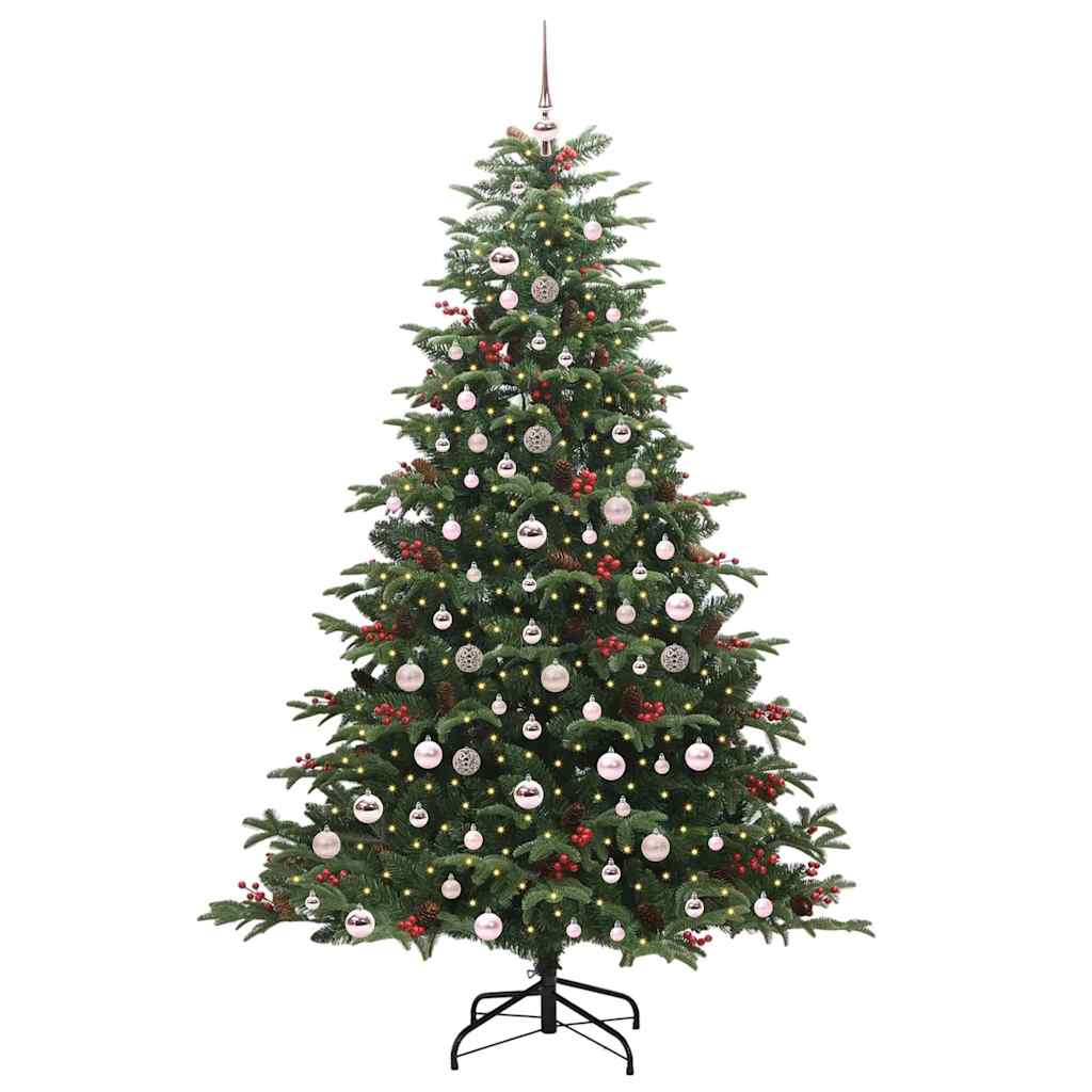Albero di Natale artificiale con 300 LED Verde 210 cm