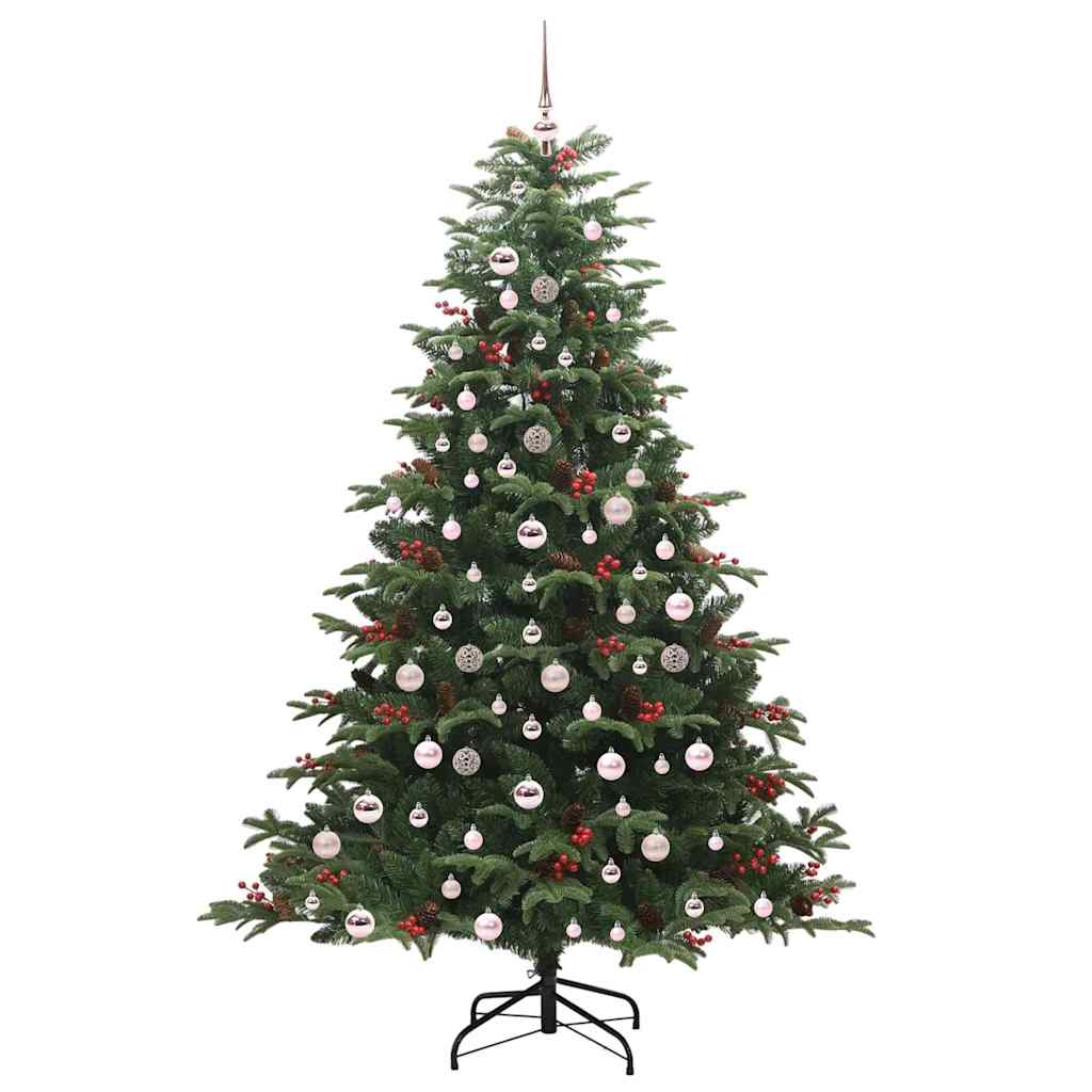 Albero di Natale artificiale con 300 LED Verde 210 cm