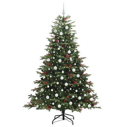 Albero di Natale artificiale con 300 LED Verde 210 cm