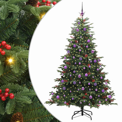 Albero di Natale artificiale con 300 LED Verde 210 cm