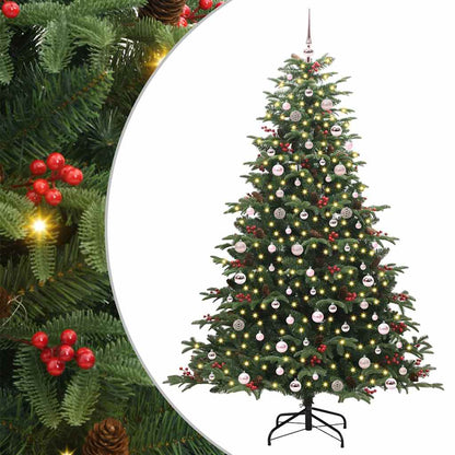 Albero di Natale artificiale con 300 LED Verde 240 cm