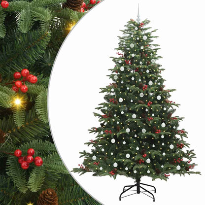 Albero di Natale artificiale con 300 LED Verde 240 cm