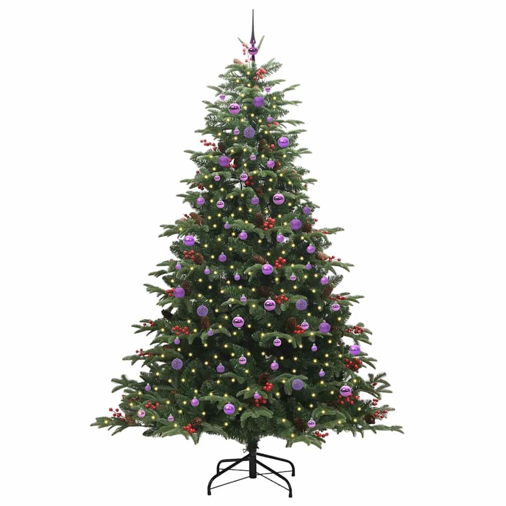 Albero di Natale artificiale con 300 LED Verde 240 cm