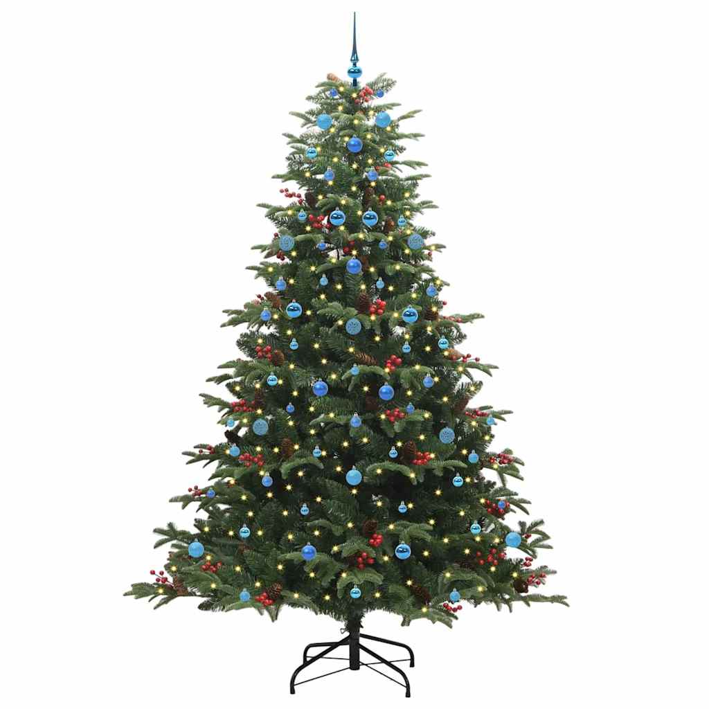 Albero di Natale artificiale con 300 LED Verde 240 cm