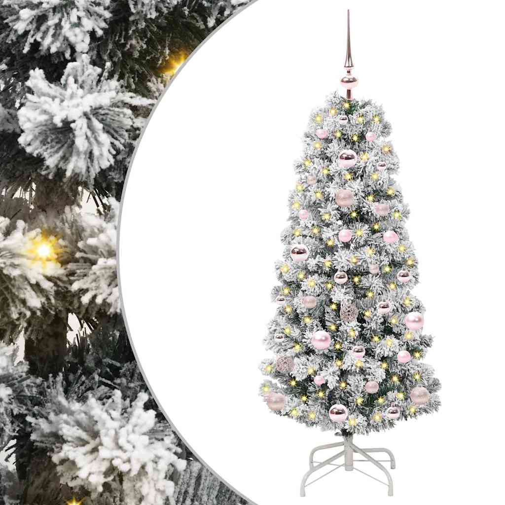 Albero di Natale Artificiale con Rami Pieghevoli 120 cm