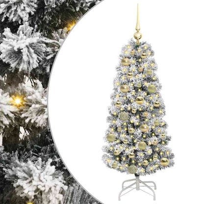 Albero di Natale Artificiale con Rami Pieghevoli 120 cm