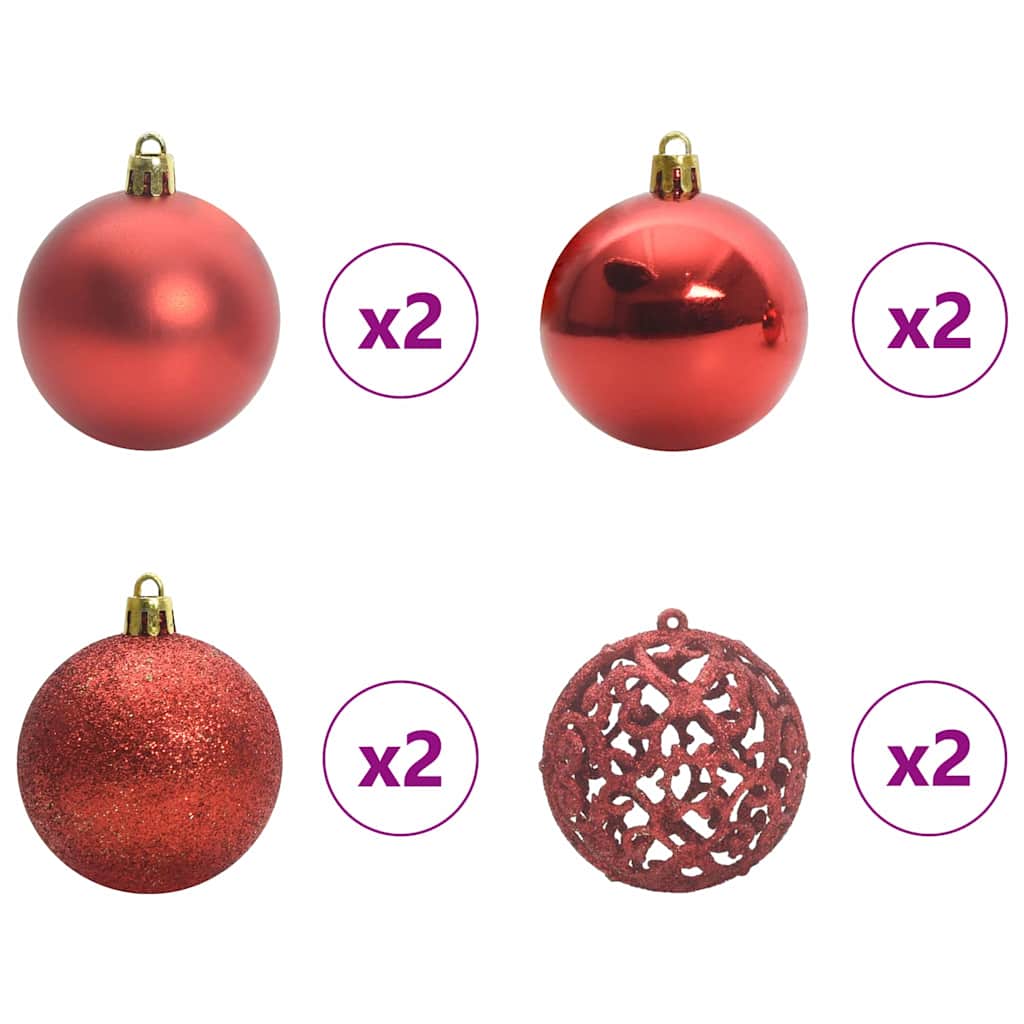 Albero di Natale Artificiale con Rami Pieghevoli 120 cm