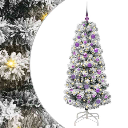 Albero di Natale Artificiale con Rami Pieghevoli 150 cm