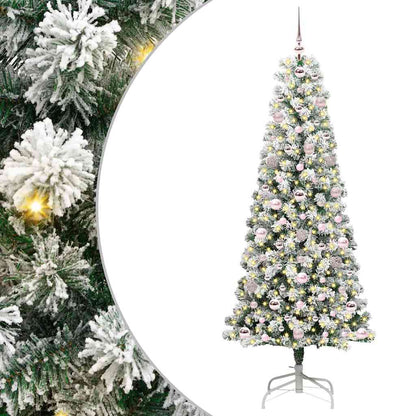 Albero di Natale Artificiale con Rami Pieghevoli 180 cm