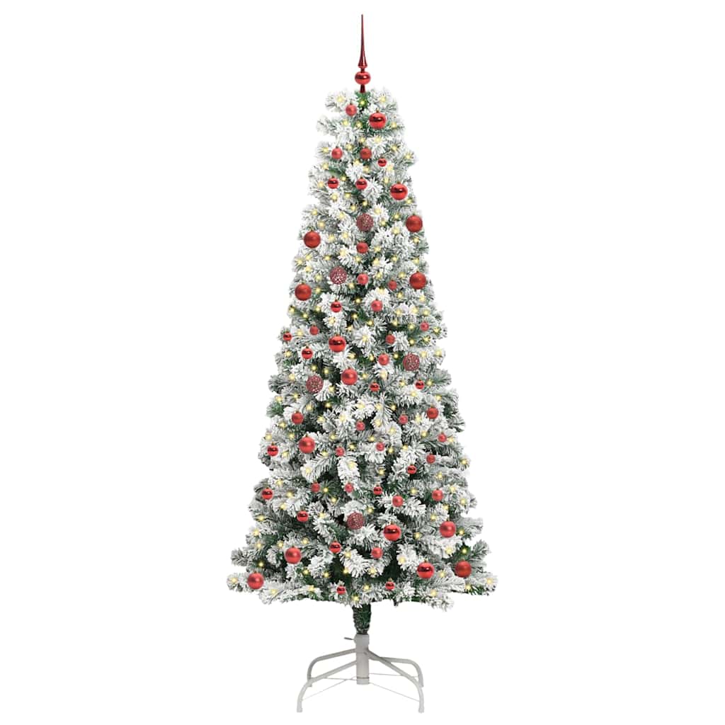 Albero di Natale Artificiale con Rami Pieghevoli 210 cm