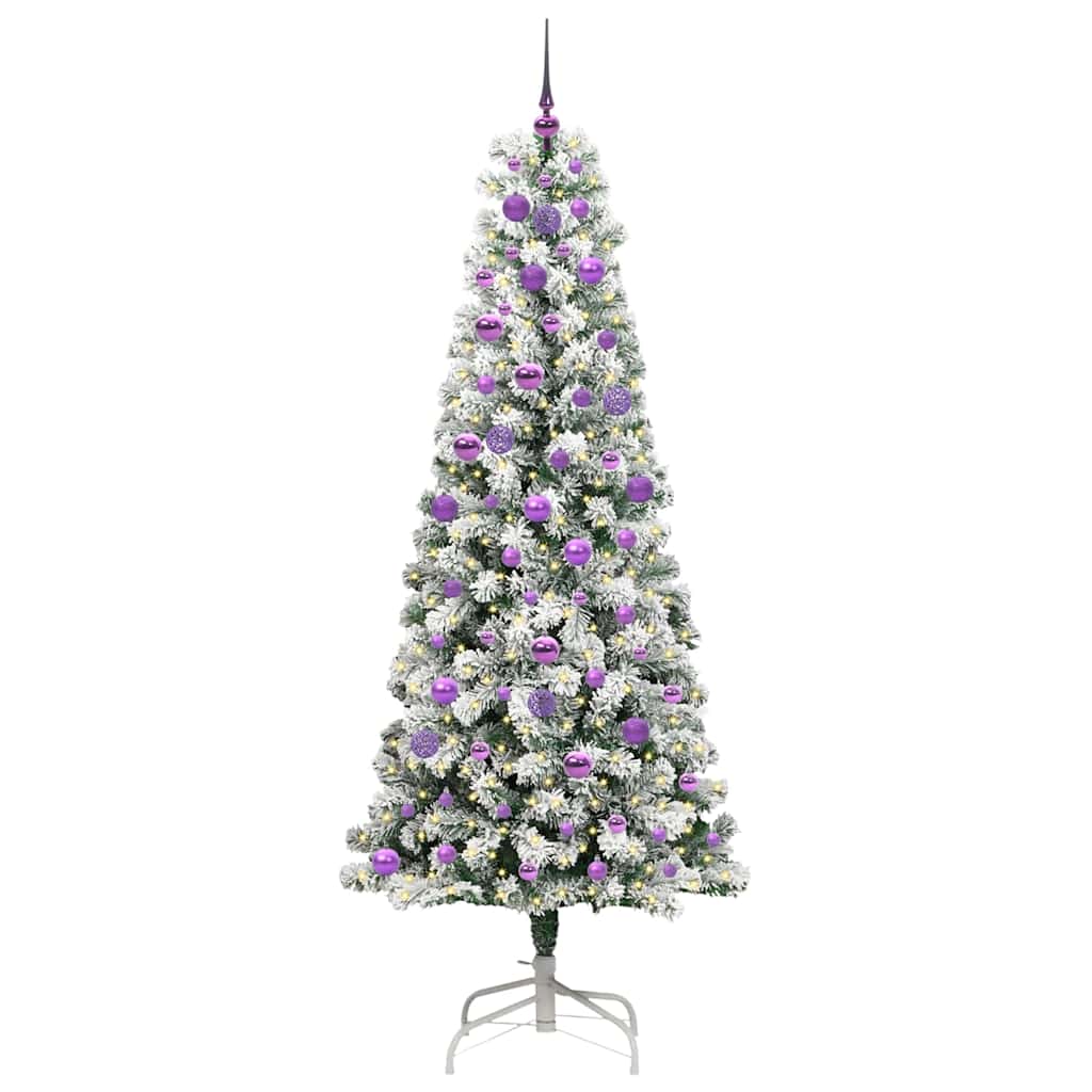 Albero di Natale Artificiale con Rami Pieghevoli 210 cm