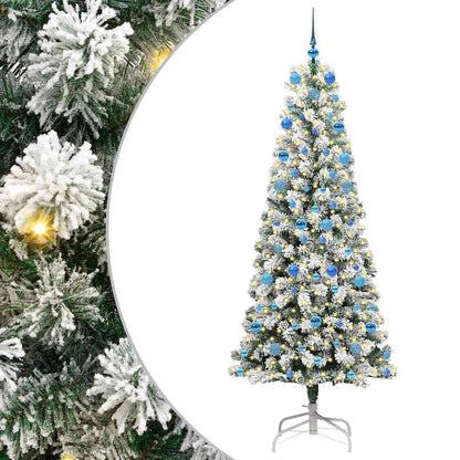 Albero di Natale Artificiale con Rami Pieghevoli 210 cm
