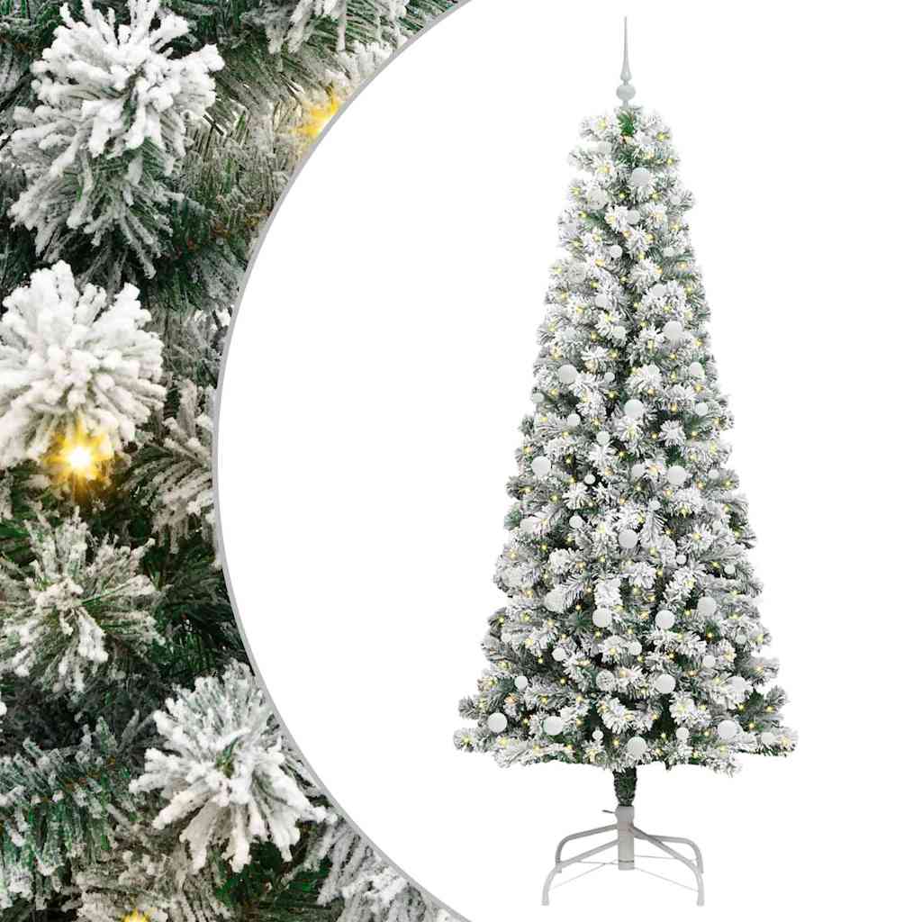 Albero di Natale Artificiale con Rami Pieghevoli 240 cm