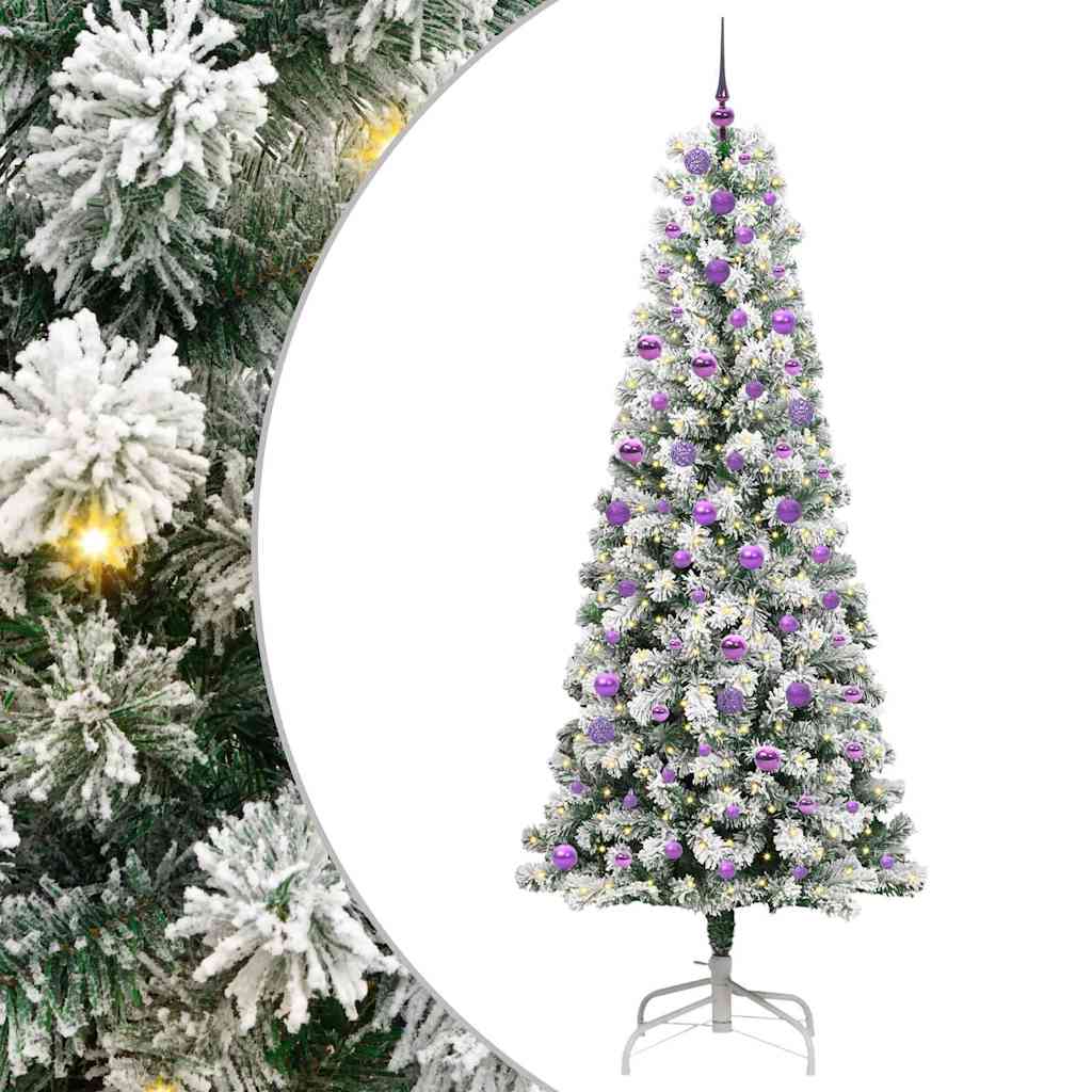 Albero di Natale Artificiale con Rami Pieghevoli 240 cm