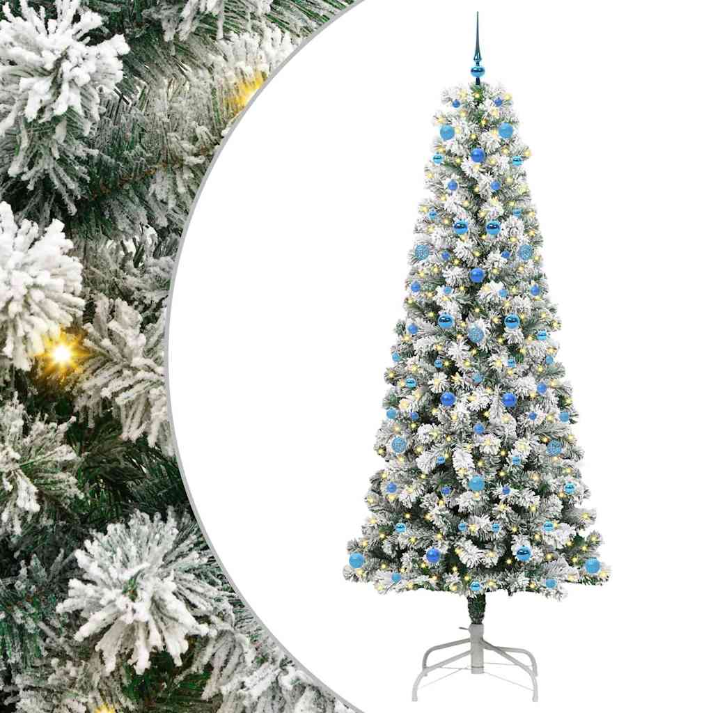 Albero di Natale Artificiale con Rami Pieghevoli 240 cm
