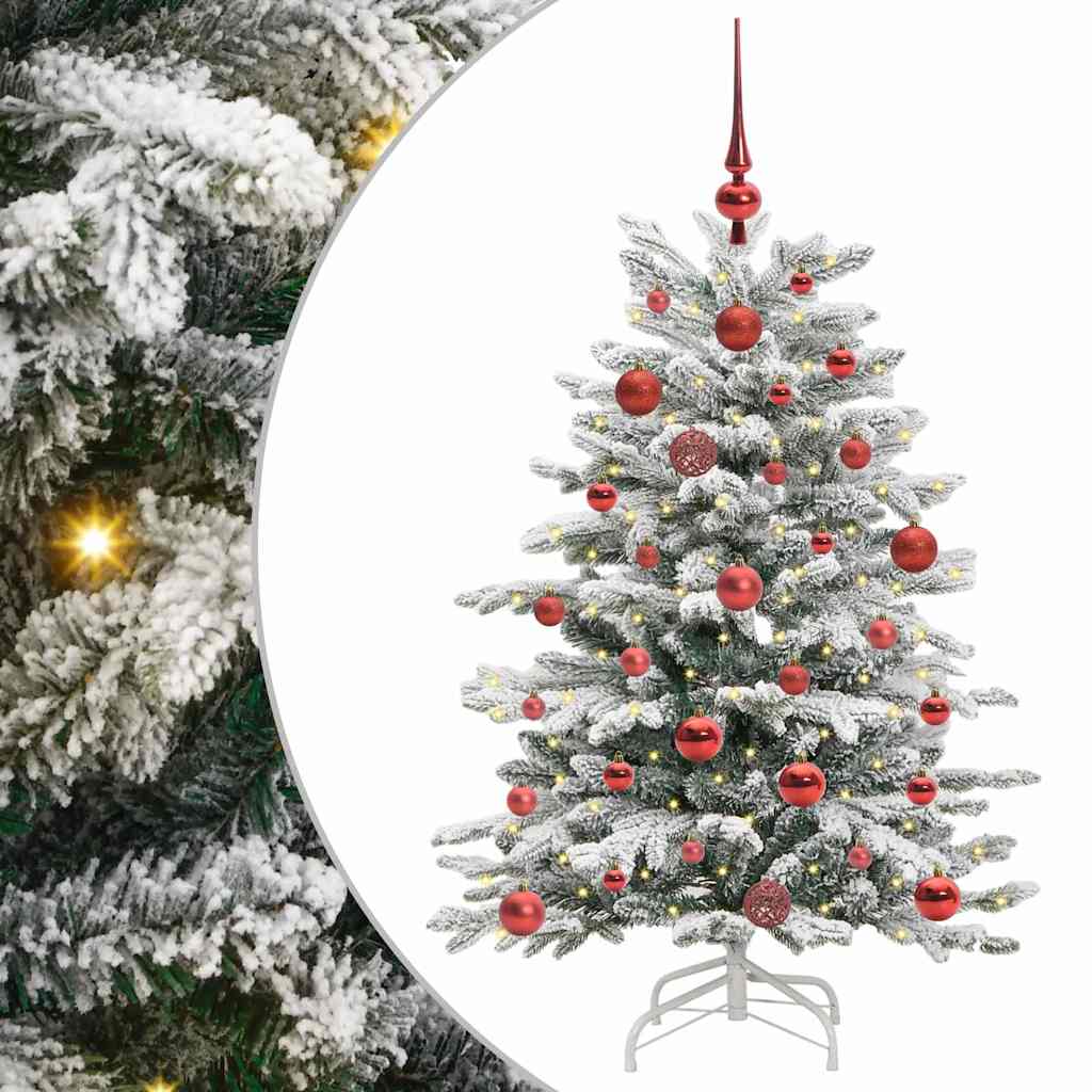 Albero di Natale Artificiale con Rami Pieghevoli Bianco 120 cm | homemem39