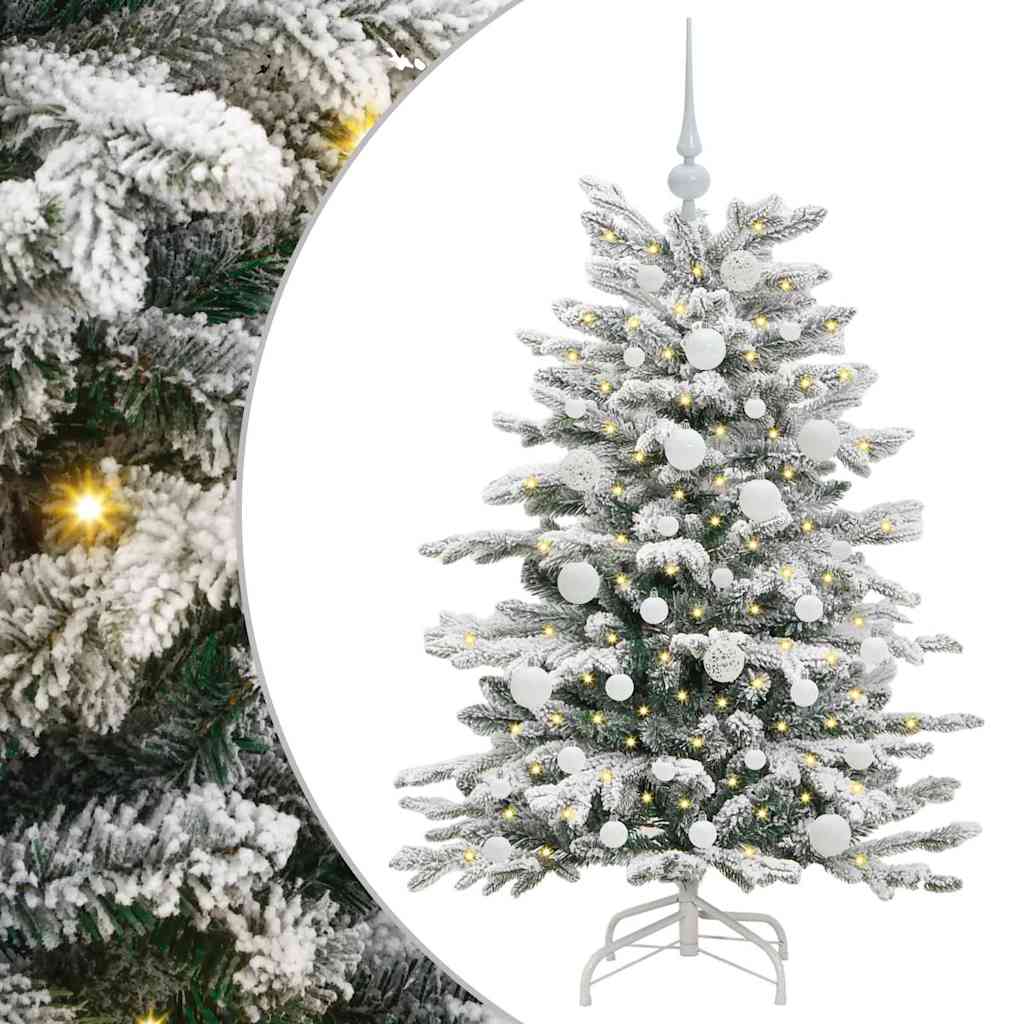 Albero di Natale Artificiale con Rami Pieghevoli Bianco 120 cm | homemem39