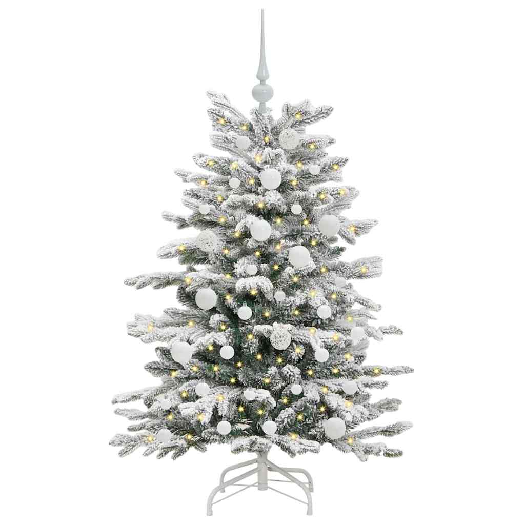 Albero di Natale Artificiale con Rami Pieghevoli Bianco 120 cm | homemem39