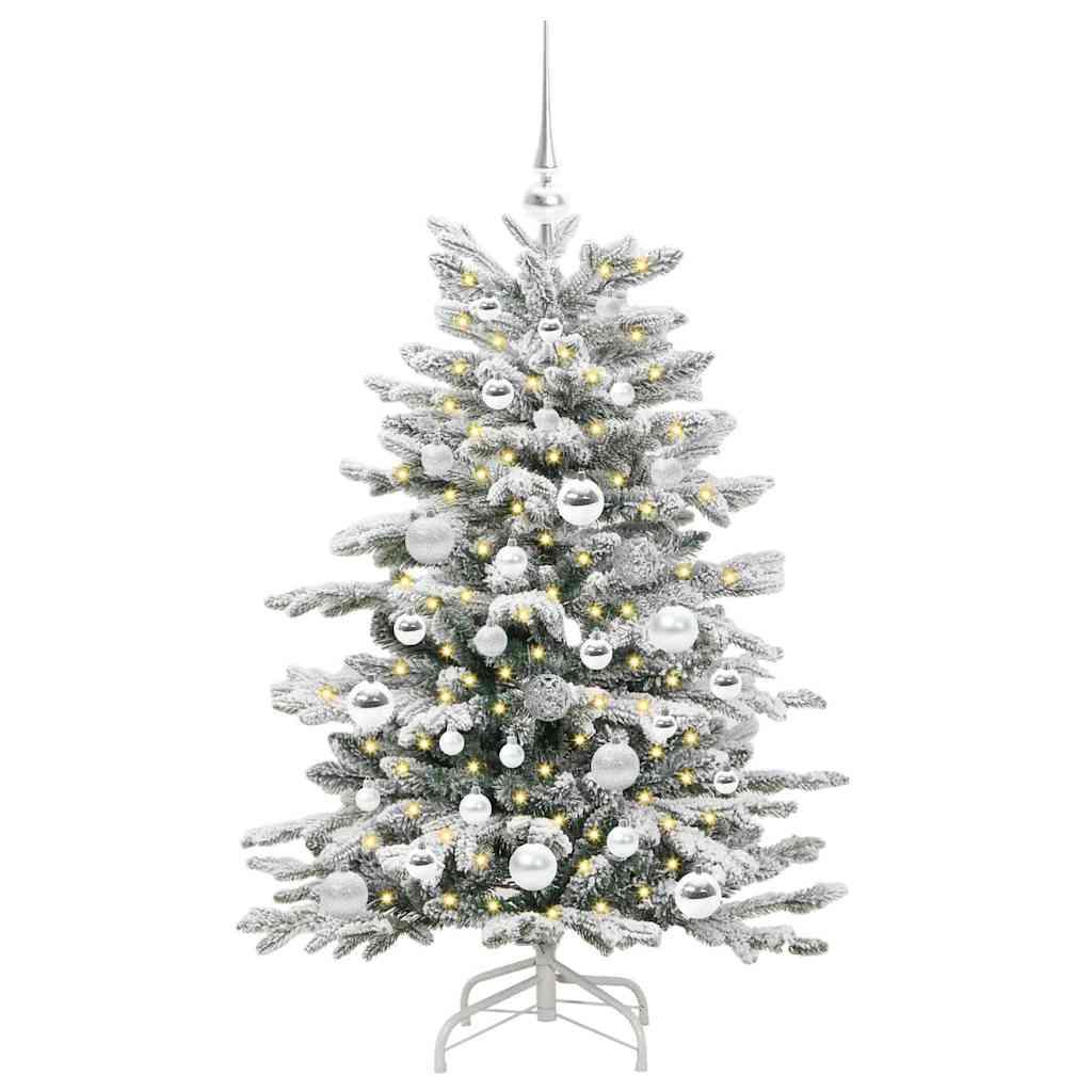 Albero di Natale Artificiale con Rami Pieghevoli Bianco 120 cm | homemem39