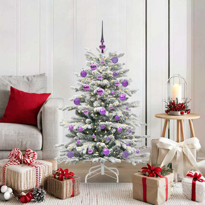 Albero di Natale Artificiale con Rami Pieghevoli Bianco 120 cm | homemem39