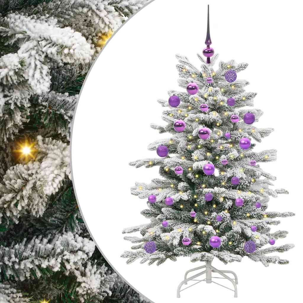 Albero di Natale Artificiale con Rami Pieghevoli Bianco 120 cm | homemem39