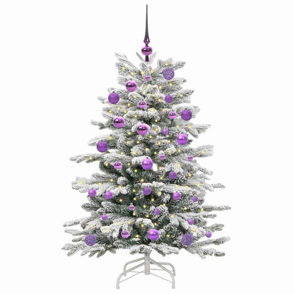 Albero di Natale Artificiale con Rami Pieghevoli Bianco 120 cm | homemem39