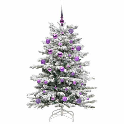 Albero di Natale Artificiale con Rami Pieghevoli Bianco 120 cm | homemem39