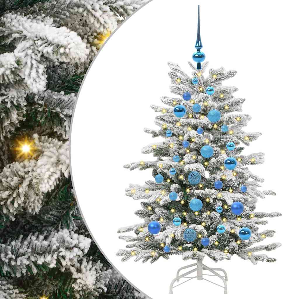 Albero di Natale Artificiale con Rami Pieghevoli Bianco 120 cm | homemem39