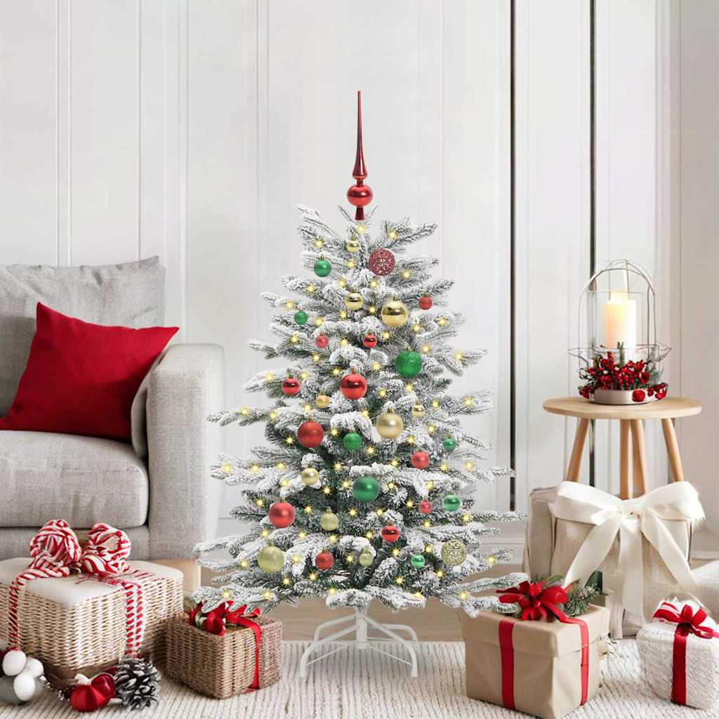 Albero di Natale Artificiale con Rami Pieghevoli Bianco 120 cm | homemem39