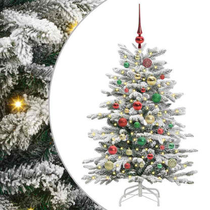 Albero di Natale Artificiale con Rami Pieghevoli Bianco 120 cm | homemem39