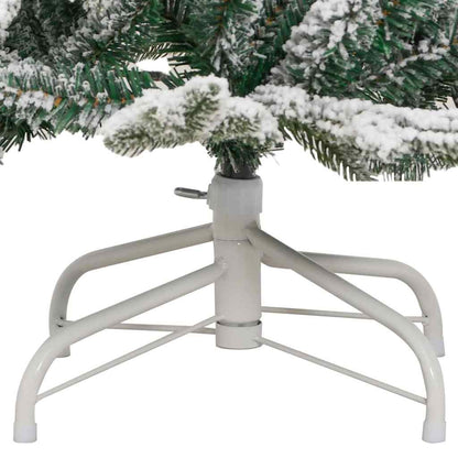 Albero di Natale Artificiale con Rami Pieghevoli Bianco 150 cm
