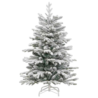 Albero di Natale Artificiale con Rami Pieghevoli Bianco 150 cm
