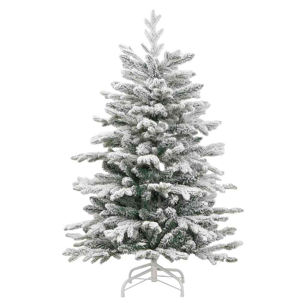Albero di Natale Artificiale con Rami Pieghevoli Bianco 150 cm