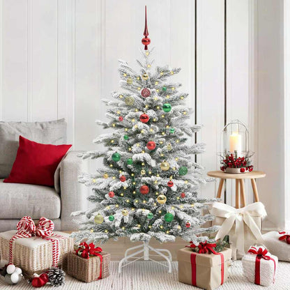 Albero di Natale Artificiale con Rami Pieghevoli Bianco 150 cm