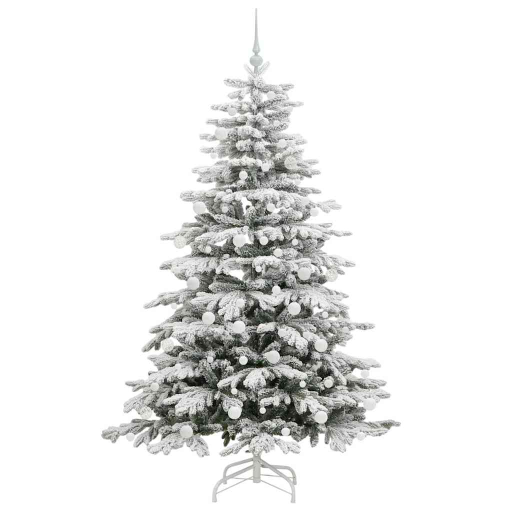 Albero di Natale Artificiale con Rami Pieghevoli Bianco 180 cm | homemem39