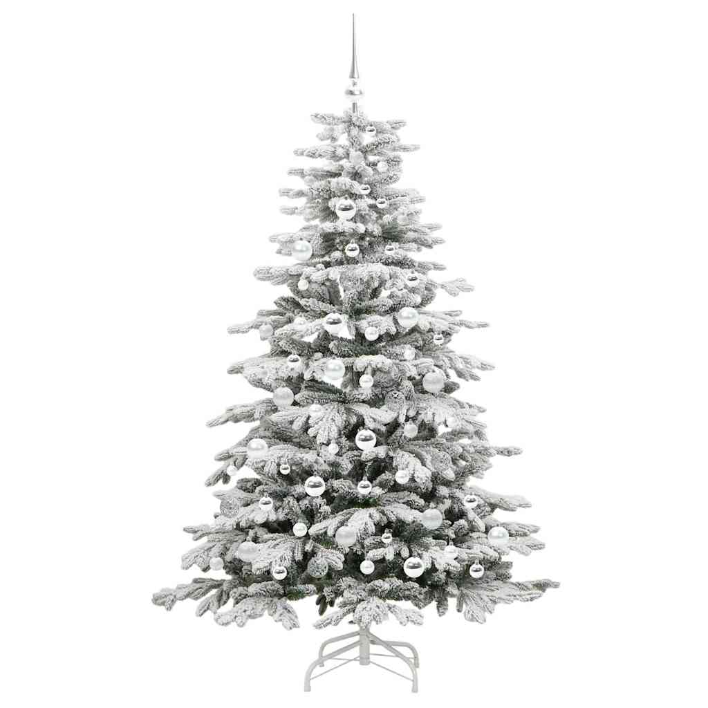 Albero di Natale Artificiale con Rami Pieghevoli Bianco 180 cm | homemem39