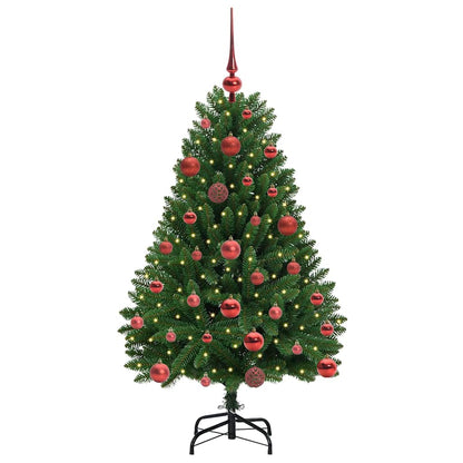 Albero di Natale artificiale Verde 120 cm PVC e Metallo