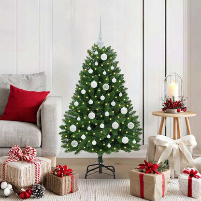 Albero di Natale artificiale Verde 120 cm PVC e Metallo