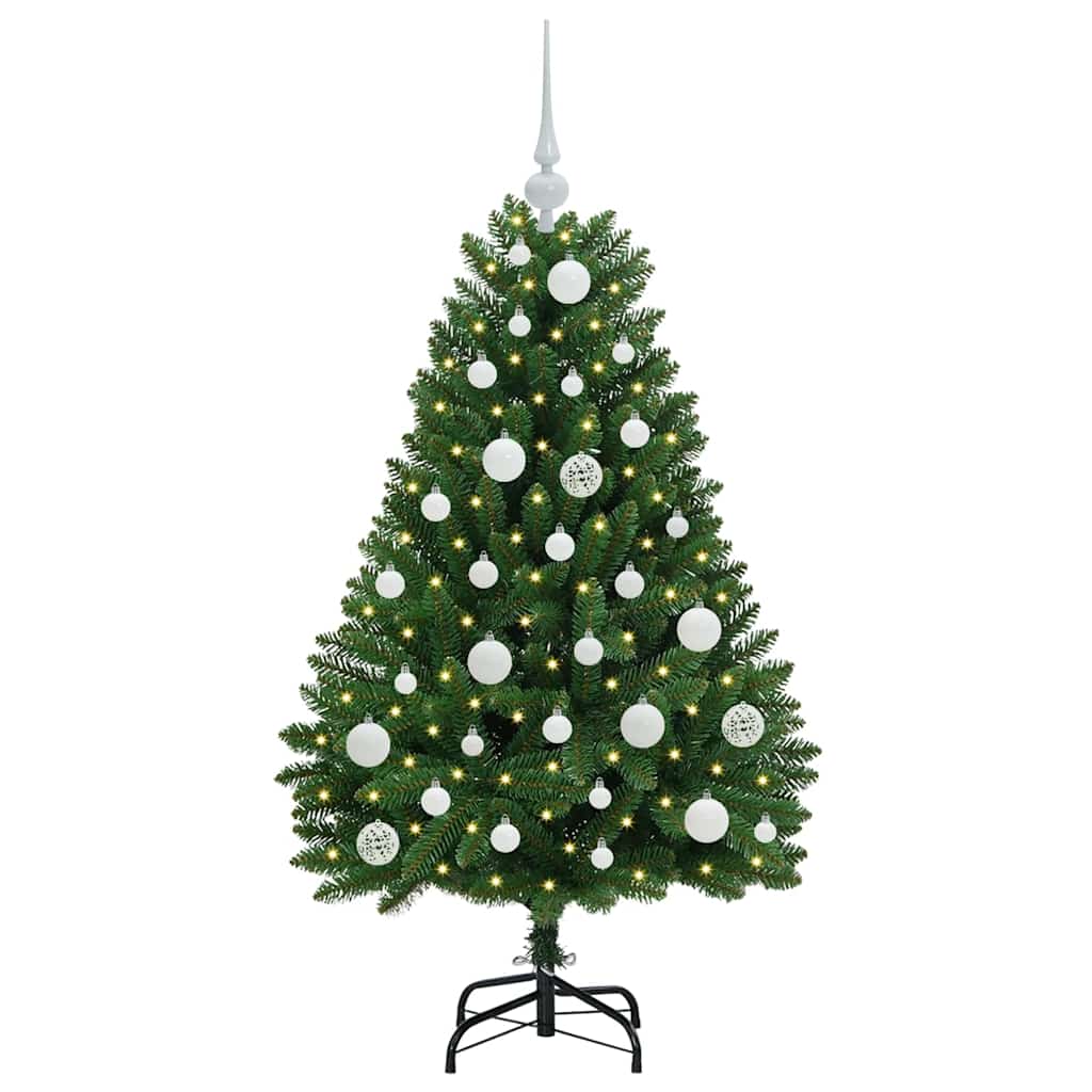 Albero di Natale artificiale Verde 120 cm PVC e Metallo