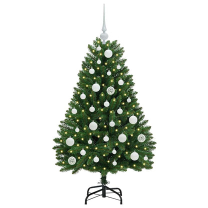 Albero di Natale artificiale Verde 120 cm PVC e Metallo